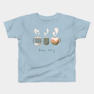 Cozy hot drinks Kids T-Shirt